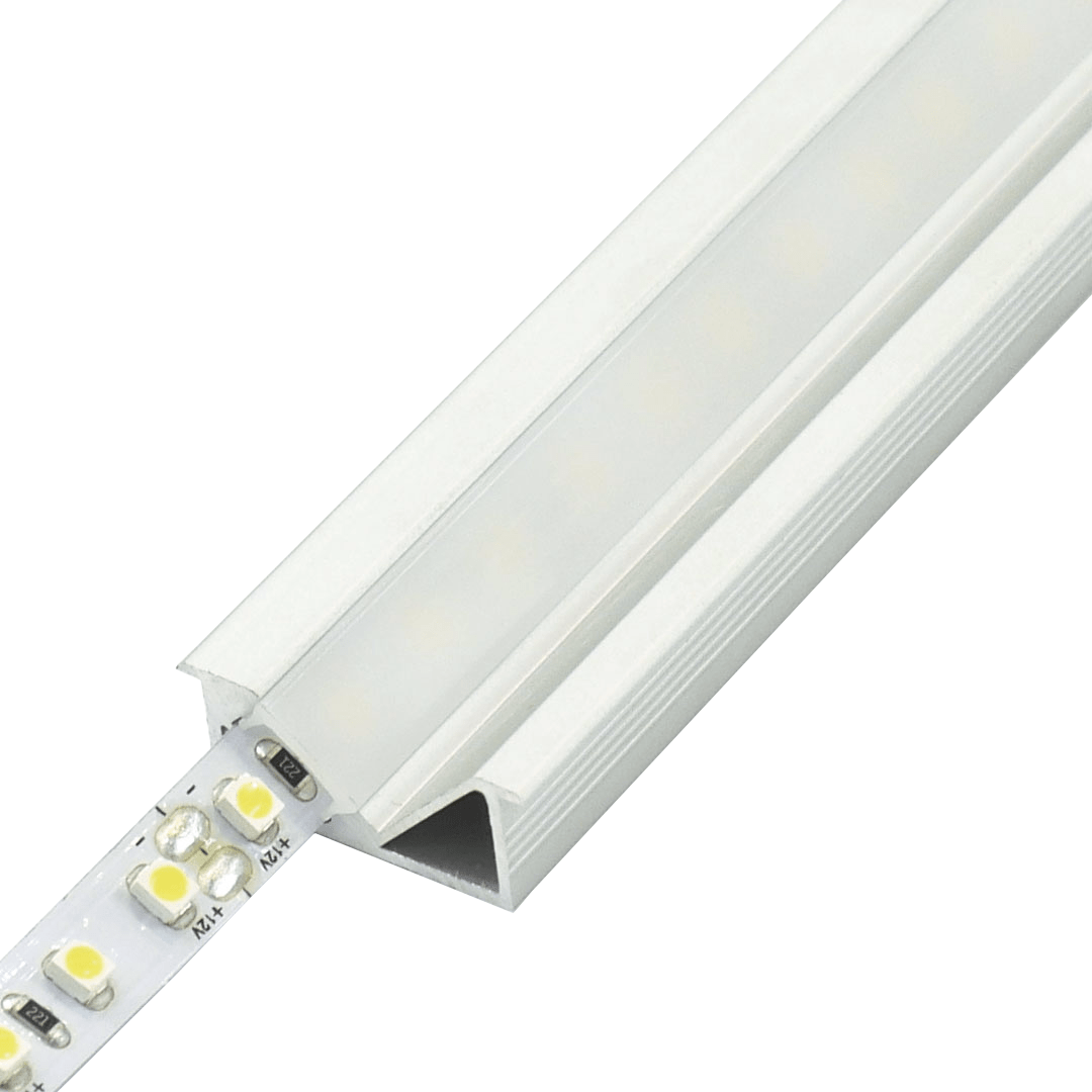 Perfil LED para muebles especialmente de cocina de 26 mm x 10,4 mm – tidled